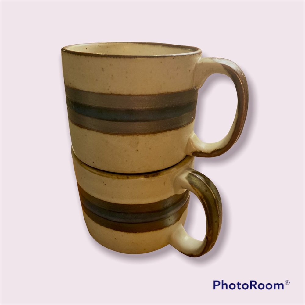 2 Vintage Otagiri “Horizon” mugs, traditional size